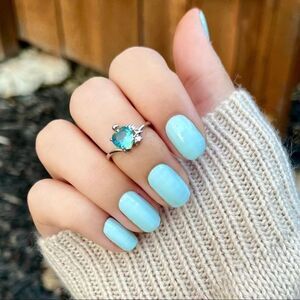 Color Street | Chilladelphia, a pale icy creme blue nail strips